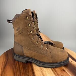 Worx by Red Wing Axil Men’s US 9.5M Brown Waterproof Safety Toe Work Boots 5910